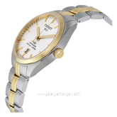 TISSOT T101.408.22.031.00 Silver Gold Dial White Stainless Steel